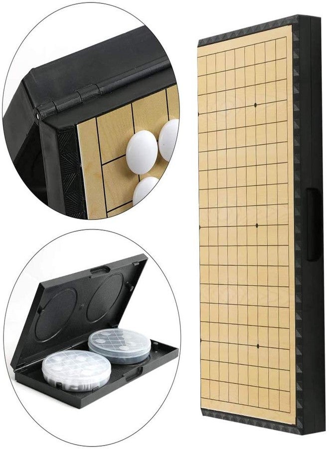 Luoyer 11 inch Go Game Set Magnetic Folding Board Game Portable Traditional Chinese Weiqi Set with Magnetic Stones for Adults Travel Gomoku - Image 5